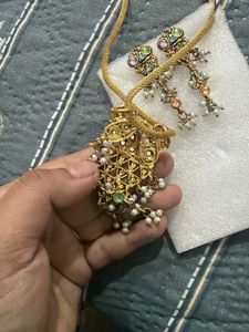 Ethnic Necklace and Earring Set