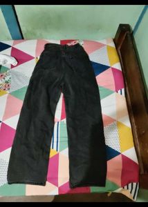 black straight jeans