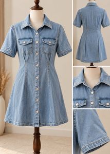 Chic Denim Shirt Dress