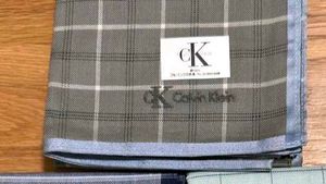 Authentic Calvin Klein Plaid Handkerchief
