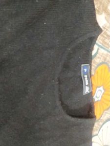 Blue &amp; Black Knit Tunic Top