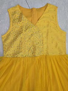 Beautiful Yellow Ethnic Gown