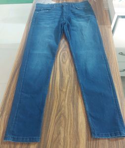 Trendy Men's Navy Blue Jean