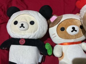 rillakuma plush- Panda, Cat &amp; Chicken