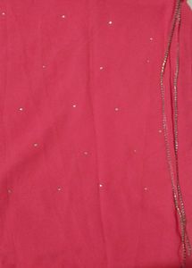 Rhinestone Hijab RED