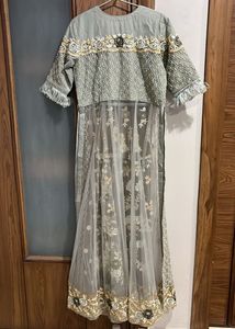 Elegant Embroidered Maxi Dress