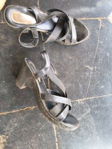 Black Strappy Sandals