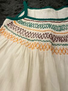 Hand Smocked and  handmade Sundress