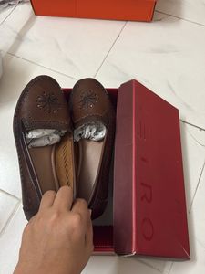 Stylish Brown Leather Loafers