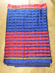 Vibrant Checkered Silk Saree
