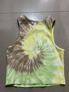 Tie-Dye Sleeveless Crop Top