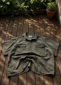 Men's Short Sleeve Button-Up Shirt