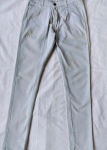Light Blue Casual Pants