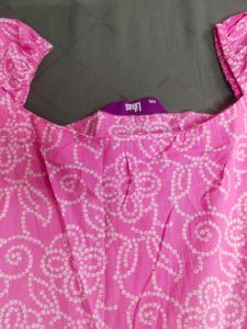 Pink Short kurti