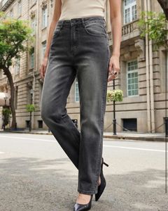 Grey Washed Denim Jeans