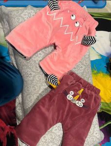 Cute Baby Girl Pajama Pants Set