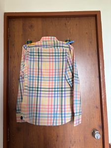 Men's Colorful Plaid Long Sleeve Shirt