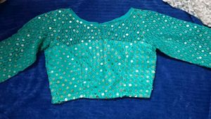 A Mirror Work Blouse-Free SIZE -Unused