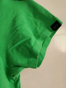 Gas Florocent Green Tshirt With Front Print