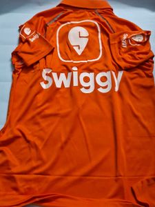 Swiggy Branded Orange Polo T Shirt