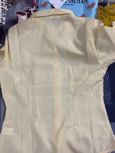 Yellow Striped shirt