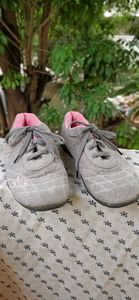 Grey sneakers