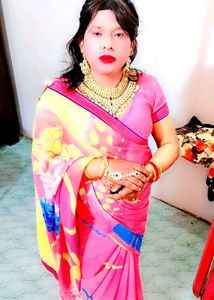 Vibrant Pink Saree with blause