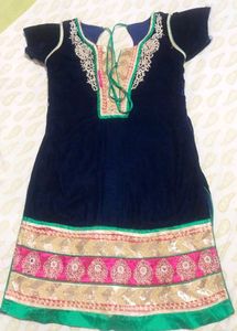 Pure Velvet Punjabi Dress Set
