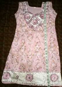 Embroidered Pink Salwar Kameez Suit