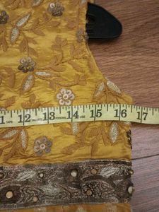 Elegant Golden Embroidered Kurta