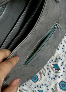 Stylish Grey Shoulder Bag