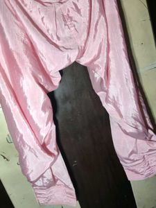 Pink Silk Patiala Salwar