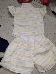Cute Blue &amp; Yellow Outfit Set
