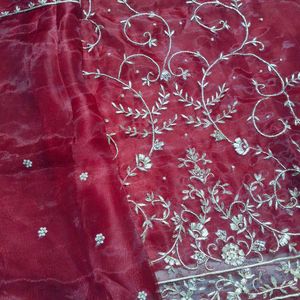 Elegant party wear unstiched suit, dress material