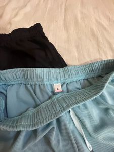 Trendy Ribbed Cotton Women Shorts