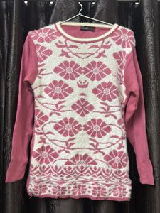 Floral Knit Sweater