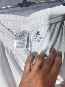 Adidas White Track Pants