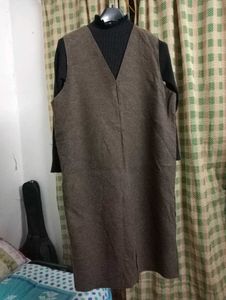 Korean Midi Dress for Winter