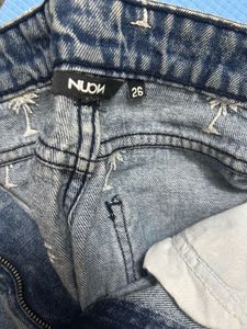 Embroidered Denim Jeans