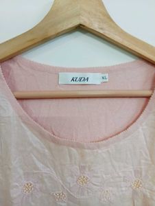 Light Pink Sleeveless Top