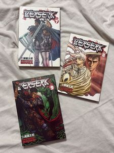 Berserk Manga Volumes 7-9