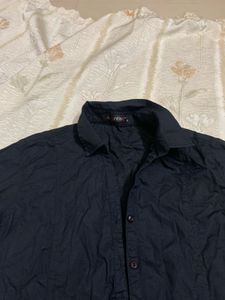 Classic Black Button-Up Shirt