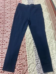 M&amp;S Comfortable Navy Blue Leggings