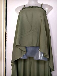 High-low Olive Top✳️