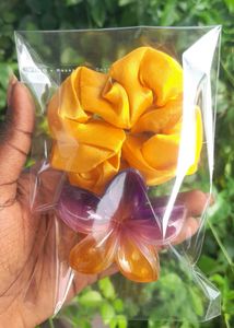 Any 3 Cute Scrunchie and Hair Clip Set