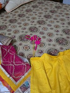 Bright Yellow Embroidered Kurta