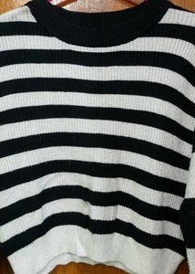ZARA Striped Knit Sweater