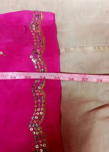 MAGENTA Patila Salwar Suit