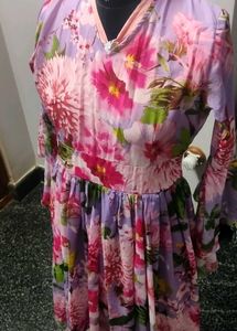 Floral Print Maxi Dress