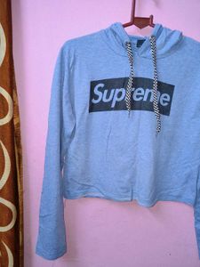 🎀150rs SALE🎀Supreme Logo Hoodie - Blue